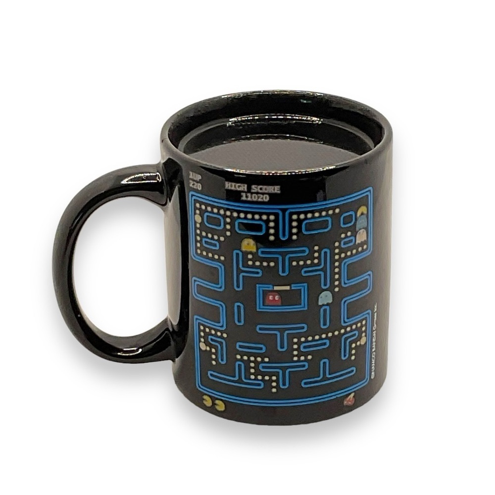 Pac Man Mug Magic Heat Changing Retro Video Gaming Coffee Cup Black‎